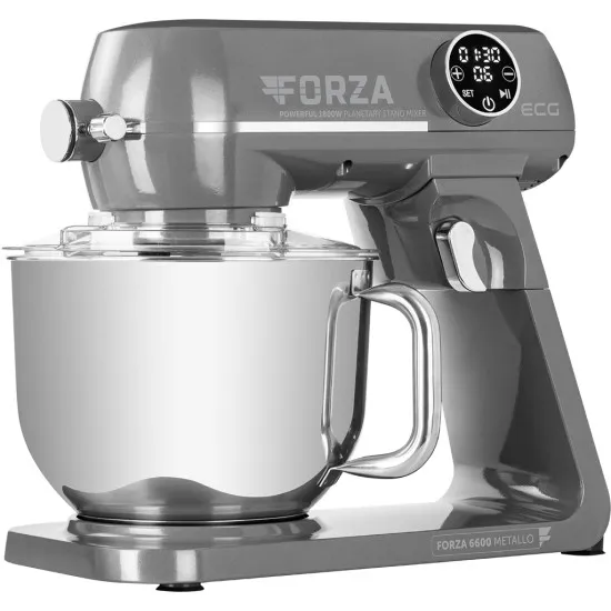 ECG FORZA 6600 Metallo Scuro konyhai robotgép,1800W, sötét szürke