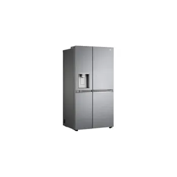 LG GSJV90PZAF side by side hűtőszekrény, 91,3 x 179 x 73,5 cm, 635L, lineáris inverter kompresszorral, beépített vízadagolóval, inox