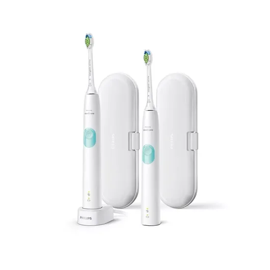 Philips HX6807/35 Sonicare ProtectiveClean 4300 szónikus elektromos fogkefe, fehér/mentazöld színű