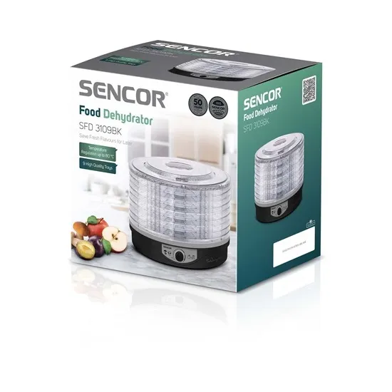 Sencor SFD3109BK aszalógép