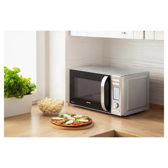 Sencor SMW 6020SS mikrohullámú sütő grill funkcióval, 20L, inox