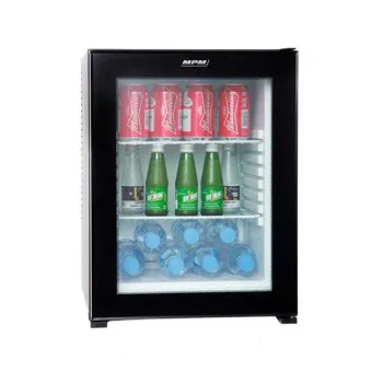 MPM termoelektromos 1ajtós mini hűtő beépítési lehetőséggel MPM-35-MBV-07,34L,53 x 40 x 43 cm, fekete 