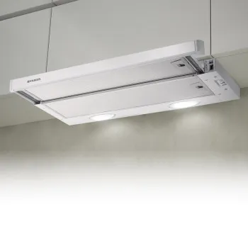 FABER Flexa AM/X A60 110.0261.456 fehér/rozsdamentes előlappal beépíthető és teleszkópos elszívó 60cm 