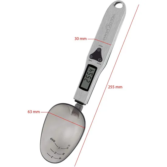 Proficook PC-LW 1214 inox kanálmérleg PCLW1214