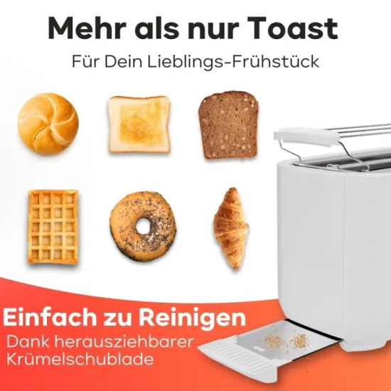 Clatronic TA3802 4 szeletes hosszú nyílású kenyérpirító