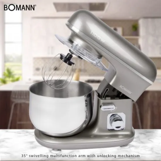 Bomann KM 6010 CB konyhai robotgép szürke KM6010CB