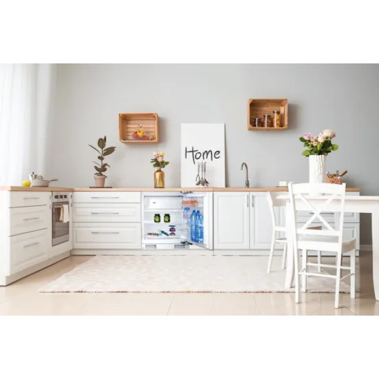 MPM pult alá építhető hűtőszekrény fagyasztóval MPM-116-CJI-17/A