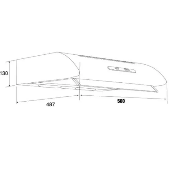 Davoline OLYMPIA 150 ST WH hagyományos, standard 50cm páraelszívó 150ST WH