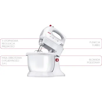 MPM MMR16-Z tálas mixer 750W MMR16Z