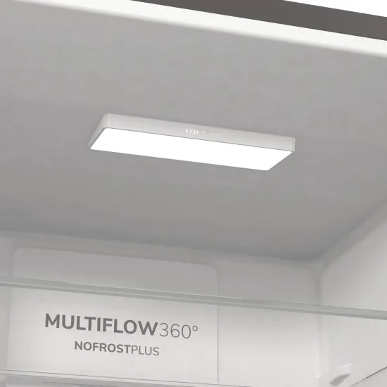 Gorenje NRK6202AXL4 No Frost inox kombinált hűtőszekrény, 235/96L, 60x59.2x200 cm