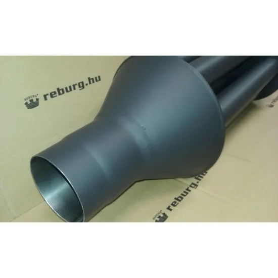 Hődob 120 fekete 1,5mm 6 csöves