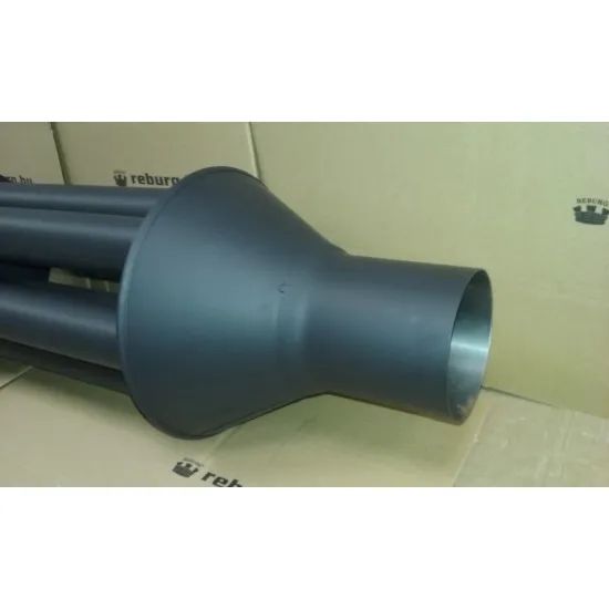 Hődob 120 fekete 1,5mm 6 csöves