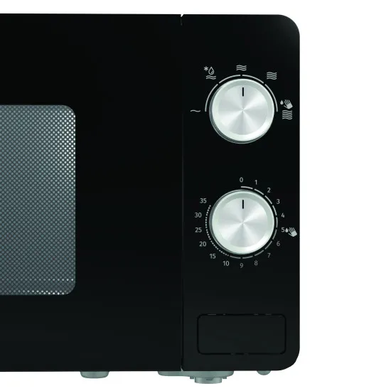 Gorenje MO20E1B fekete mikrohullámú sütő 20l, 800W,  fekete 