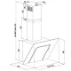 SILVERLINE 3423 U-LINED 90cm fekete fali döntött üveg páraelszívó 3423.9.652.01 fekete