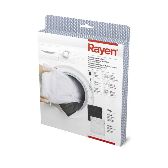 Rayen 6058.01 mosó zsák szett 2db fekete és fehér 50X40cm 605801