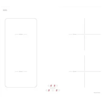 EVIDO VETRO 60BW fehér indukciós beépíthető főzőlap HIV6BW.1 fehér