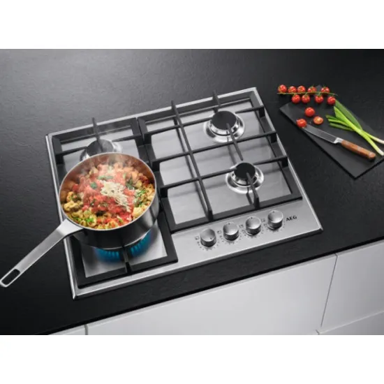 AEG HGB64420SM beépíthető gáz főzőlap