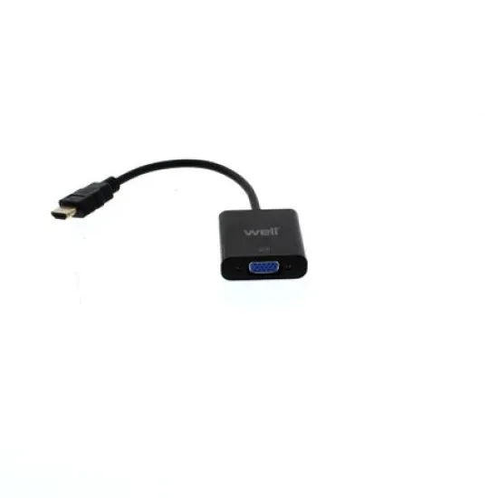 Well HDMI-VGA átalakító adapter Adapt-HDMIM/VGAF-0,2BK-WL