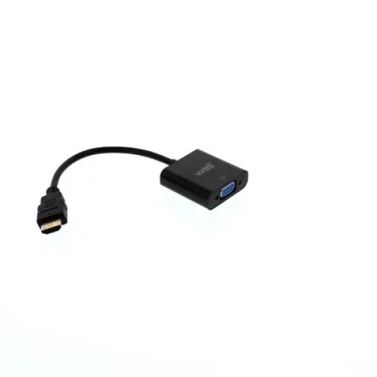 Well HDMI-VGA átalakító adapter Adapt-HDMIM/VGAF-0,2BK-WL