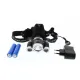 Well LED-es fejlámpa 1 T6 + 2 XPE TORCH-TREK-WL
