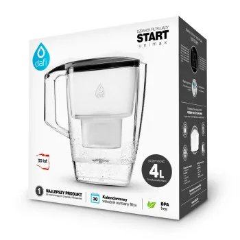 Dafi START Vízszűrő kancsó, kék, FILTER NÉLKÜL, 927448