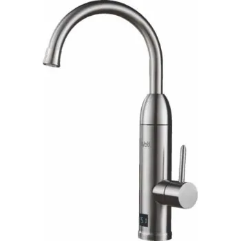 Elektromos átfolyós vízmelegítő csaptelep vízhőmérséklet kijelzéssel Well FCT-EL-Creek-WL