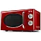 Girmi FM21RED piros Retro grilles mikrosütő