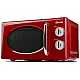 Girmi FM21RED piros Retro grilles mikrosütő