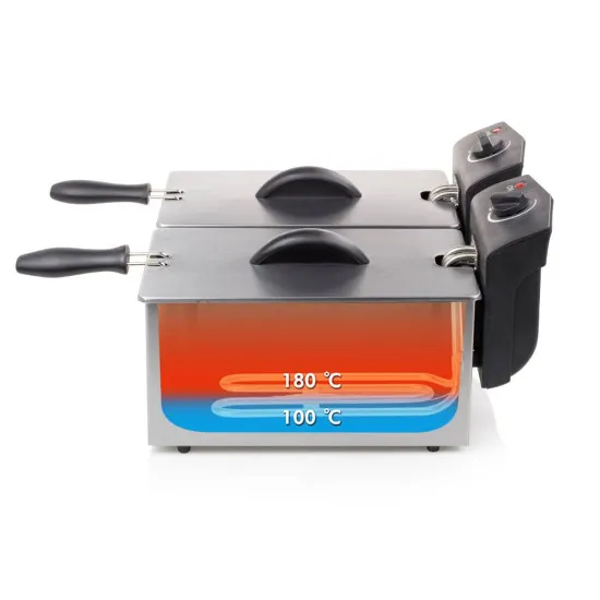 Tristar FR-6937 dupla olajsütő FR6937 2X3 liter 2X1800W