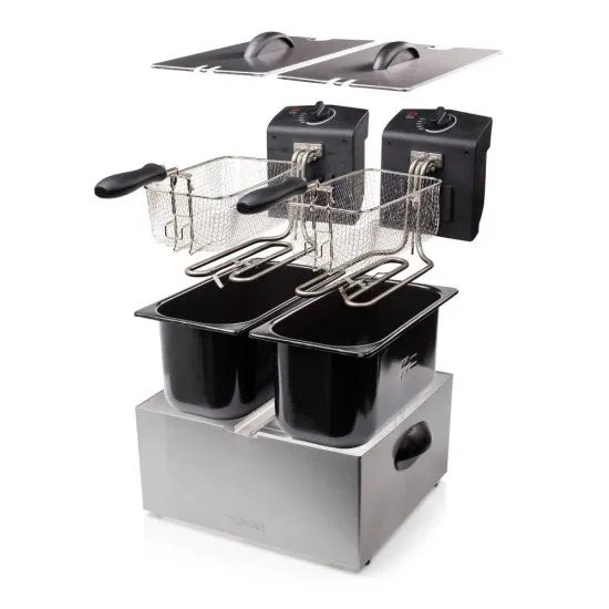Tristar FR-6937 dupla olajsütő FR6937 2X3 liter 2X1800W
