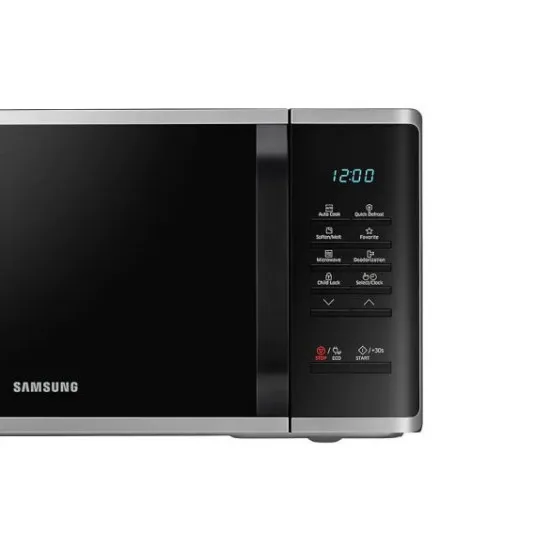 Samsung MS23K3513AS/EO mikrohullámú sütő, 23L, ezüst, 800W
