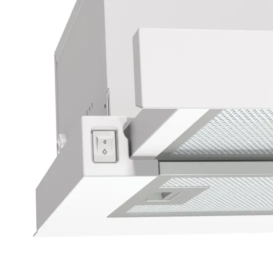 Gorenje TH60E3W fehér beépíthető teleszkópos konyhai elszívó, 