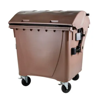 műanyag konténer 1100 literes barna