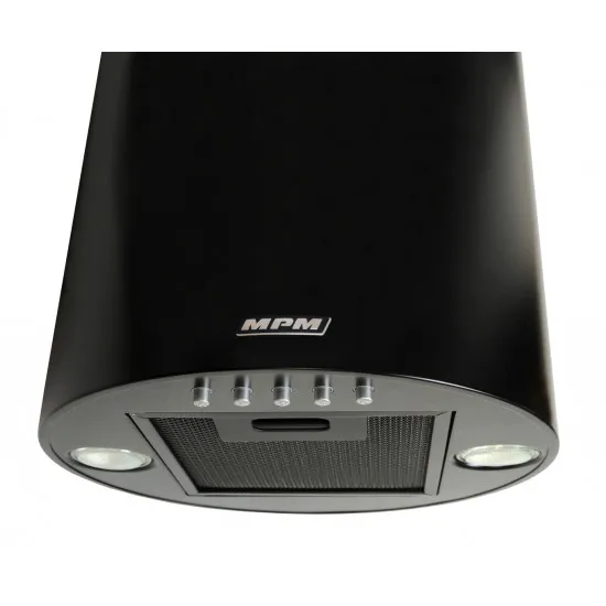 MPM falra szerelhető hengeres fekete elszívó MPM-31-OT-01