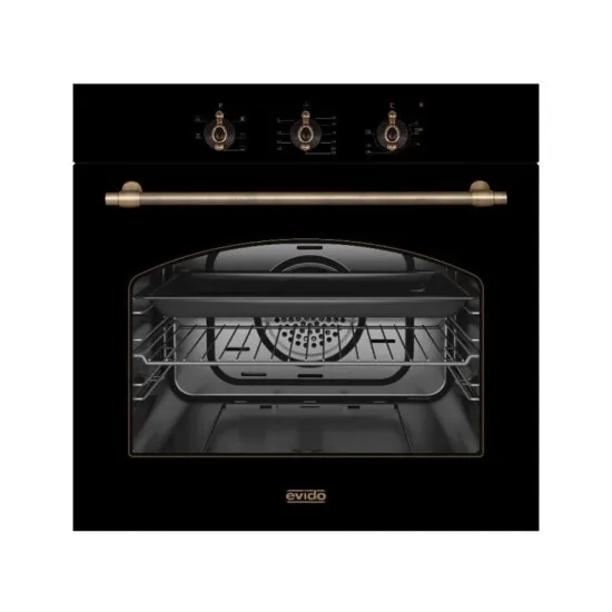 Evido RUSTIC-O 60A ANTRACIT rusztikus beépíthető sütő BOR63A.2