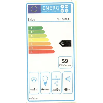 Evido SLIMLUX 60X 60cm kihúzható elszívó CHT6SX.4.4