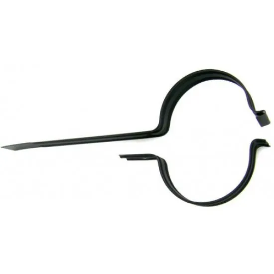 Fekete csőbilincs 130-as 0,5mm