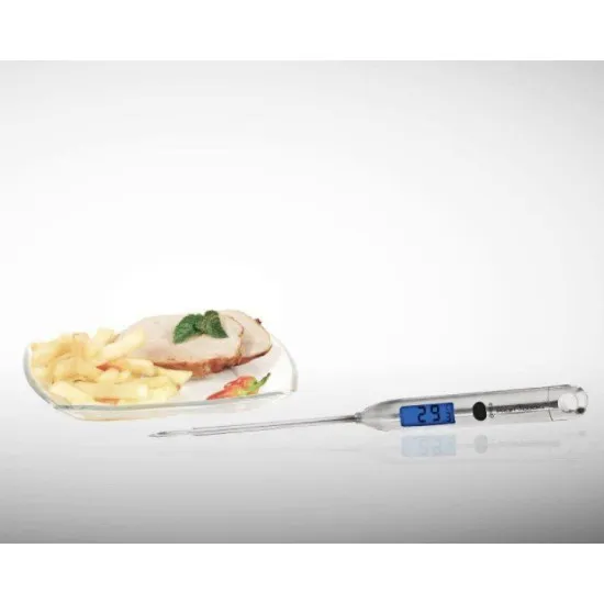 ProfiCook PC-DHT 1039 Digitális konyhai hőmérő, LCD kijelző, Rozsdamentes acél PCDHT1039