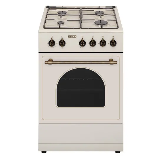 Evido FREE GE55C FOGE55C.1 rusztikus bézs kombinált tűzhely