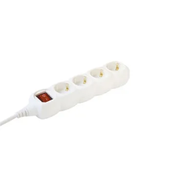 Home NV 04K/WH kapcsolós hálózati elosztó 4 aljzat 1,5 méter NV04K/WH