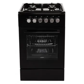 MPM MPM-54-KGM-12B fekete színű kombinált tűzhely 54KGM12B