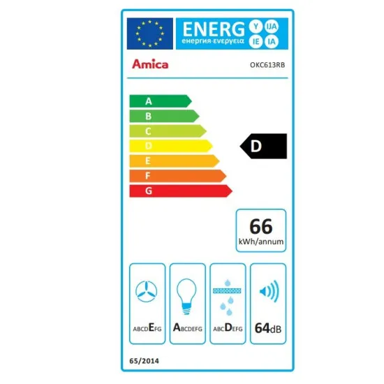Amica OKC613RB Rusztikus kürtős elszívó