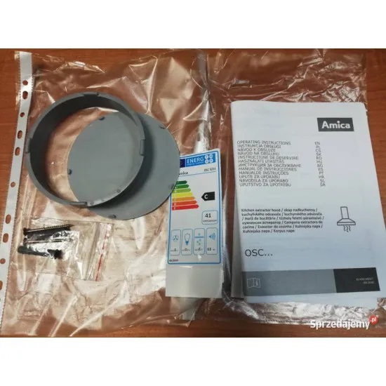 Amica OSC5231W fehér 50cm elszívó konyhai páraelszívó