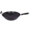 MPM SPC2 wok 35cm-es serpenyő szénacél anyagú indukciós tűzhelyen is használható