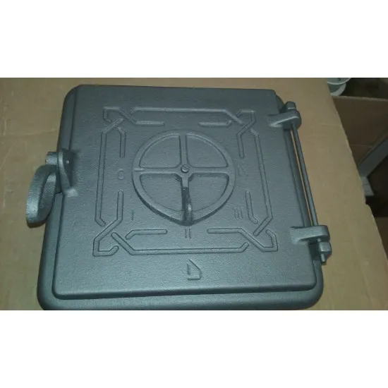 Cserépkályha tüzelőajtó grafit