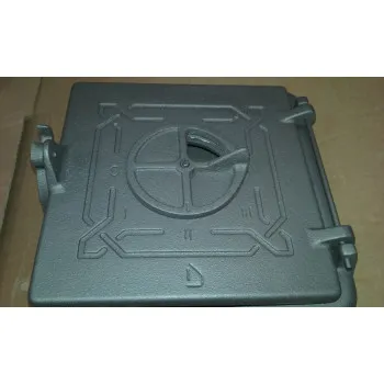 Cserépkályha tüzelőajtó grafit