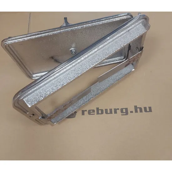 Cserépkályha tüzelőajtó nikkelezett