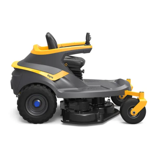 Stiga GYRO 900e helyben forduló akkumulátoros fűnyíró traktor,szénkefe nélküli motor,hátsó kidobás,mulcsozás(opcionális) funkcióval