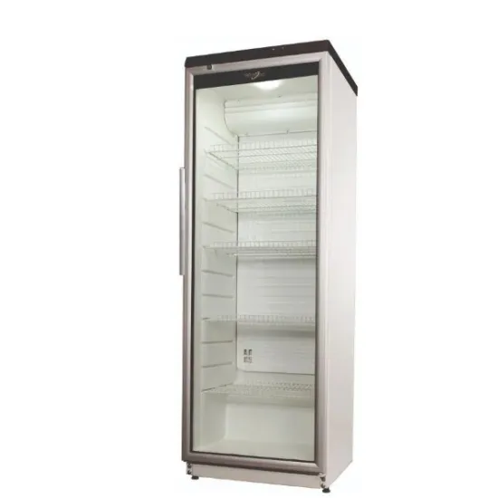 Whirlpool ADN 203/1 üvegajtós hűtőszekrény aluminium ajtókerettel, 60x60x173 cm, 320 liter