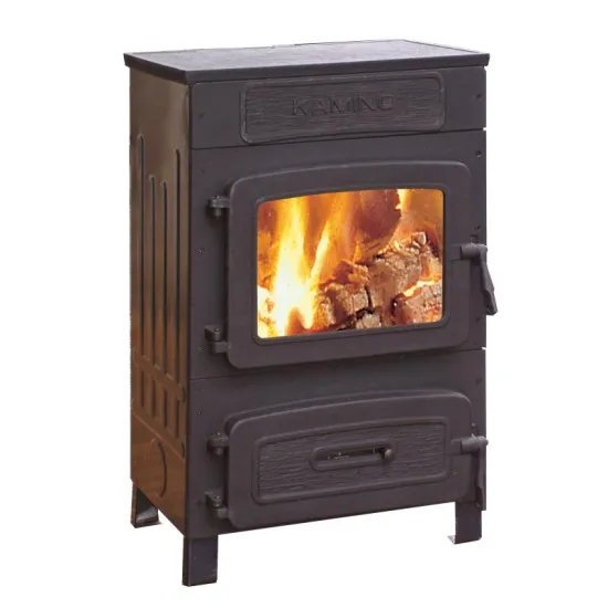 Wamsler Kamino 6 Nosztalgia ABLAKOS 6kW kályha öntvény ajtók és fedlappal